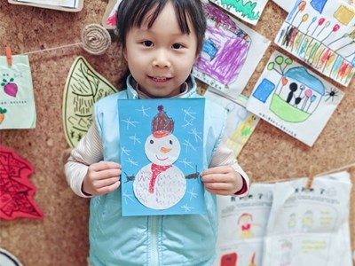 可爱的小雪人